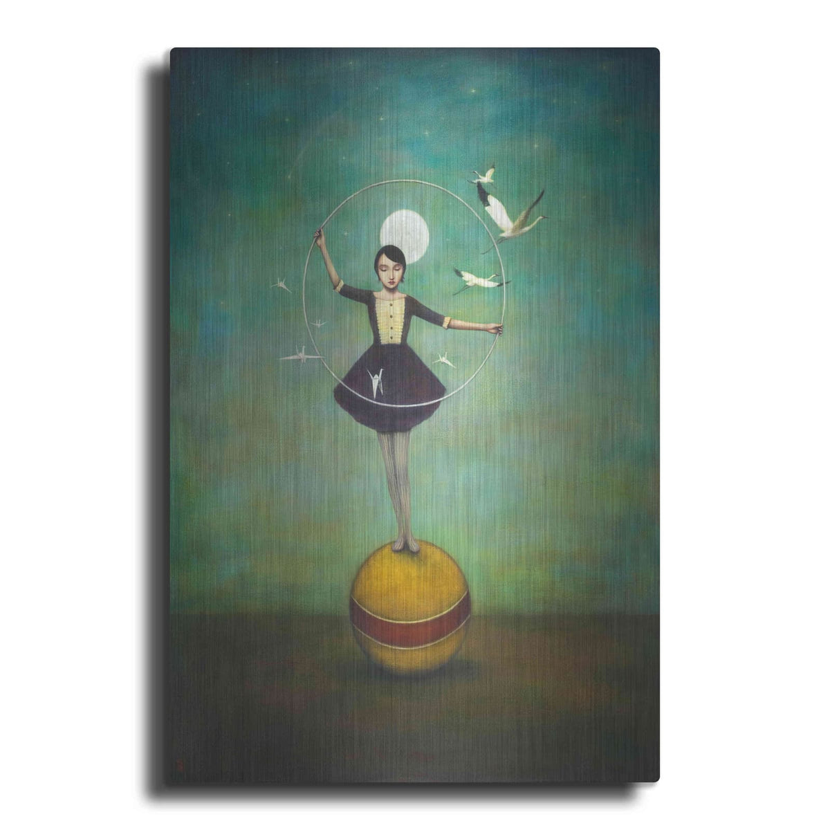 'Luna's Circle' by Duy Huynh – Metal Wall Art