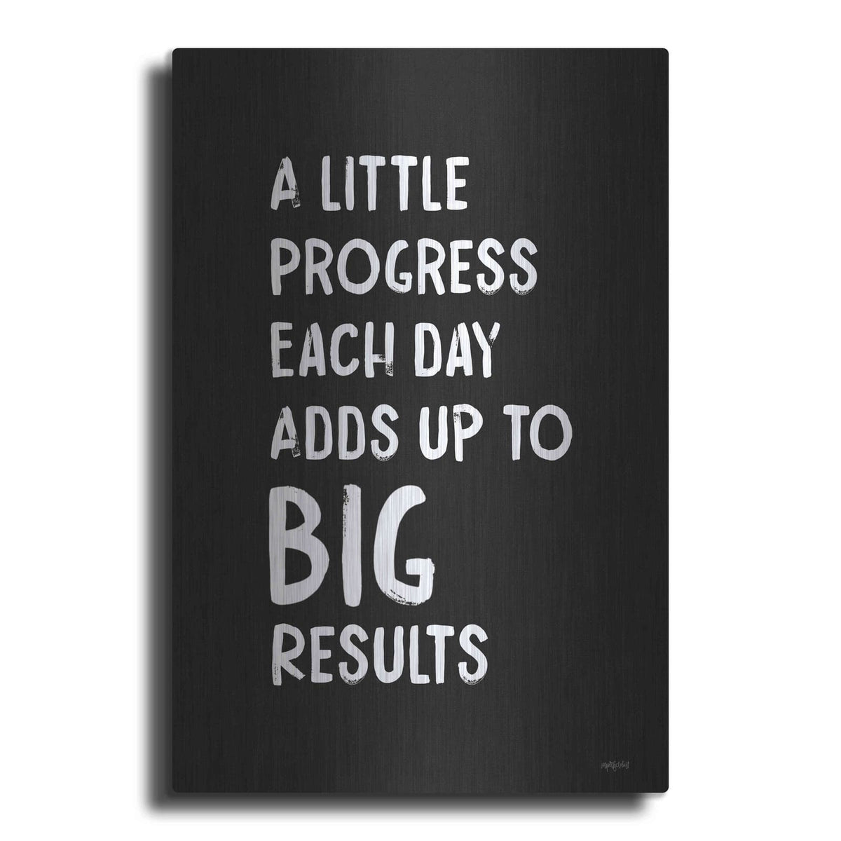 'Big Results' by Imperfect Dust – Metal Wall Art