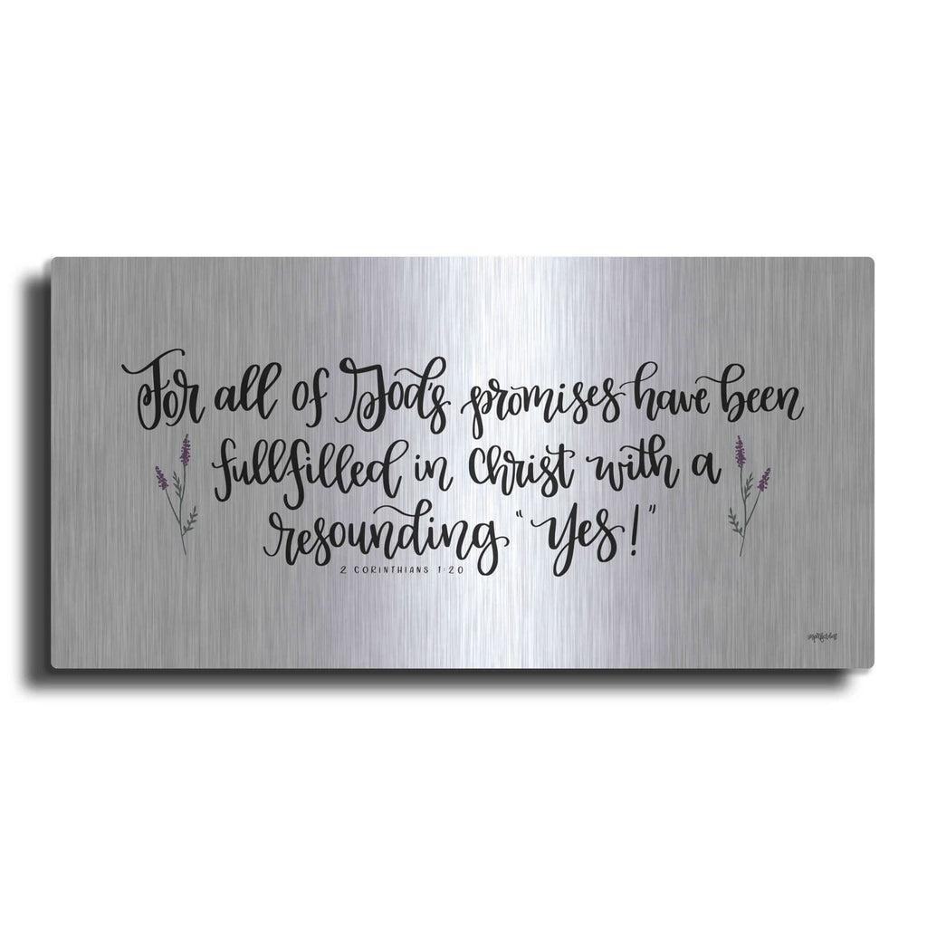 'God'S Promises' by Imperfect Dust – Metal Wall Art