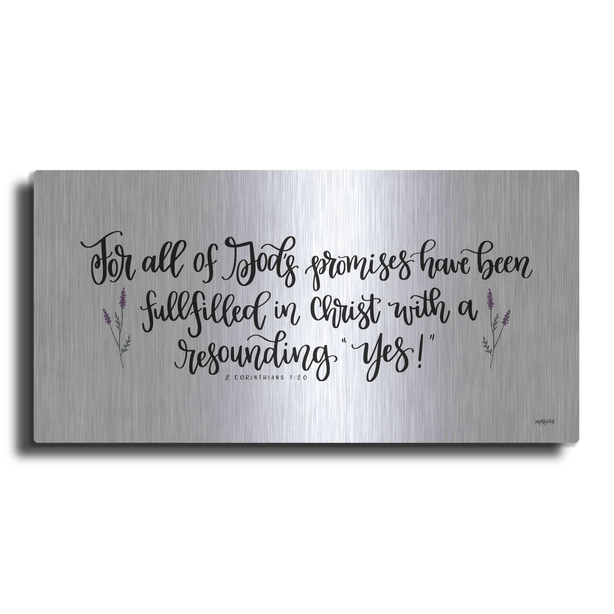 'God'S Promises' by Imperfect Dust – Metal Wall Art