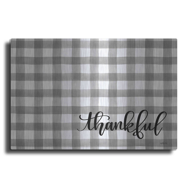 'Thankful' by Imperfect Dust – Metal Wall Art