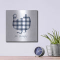 'Be Thankful Turkey' by Imperfect Dust – Metal Wall Art, 12x12 room view