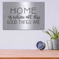 'Where The Good Things Are' by Imperfect Dust – Metal Wall Art, 16x12 room view