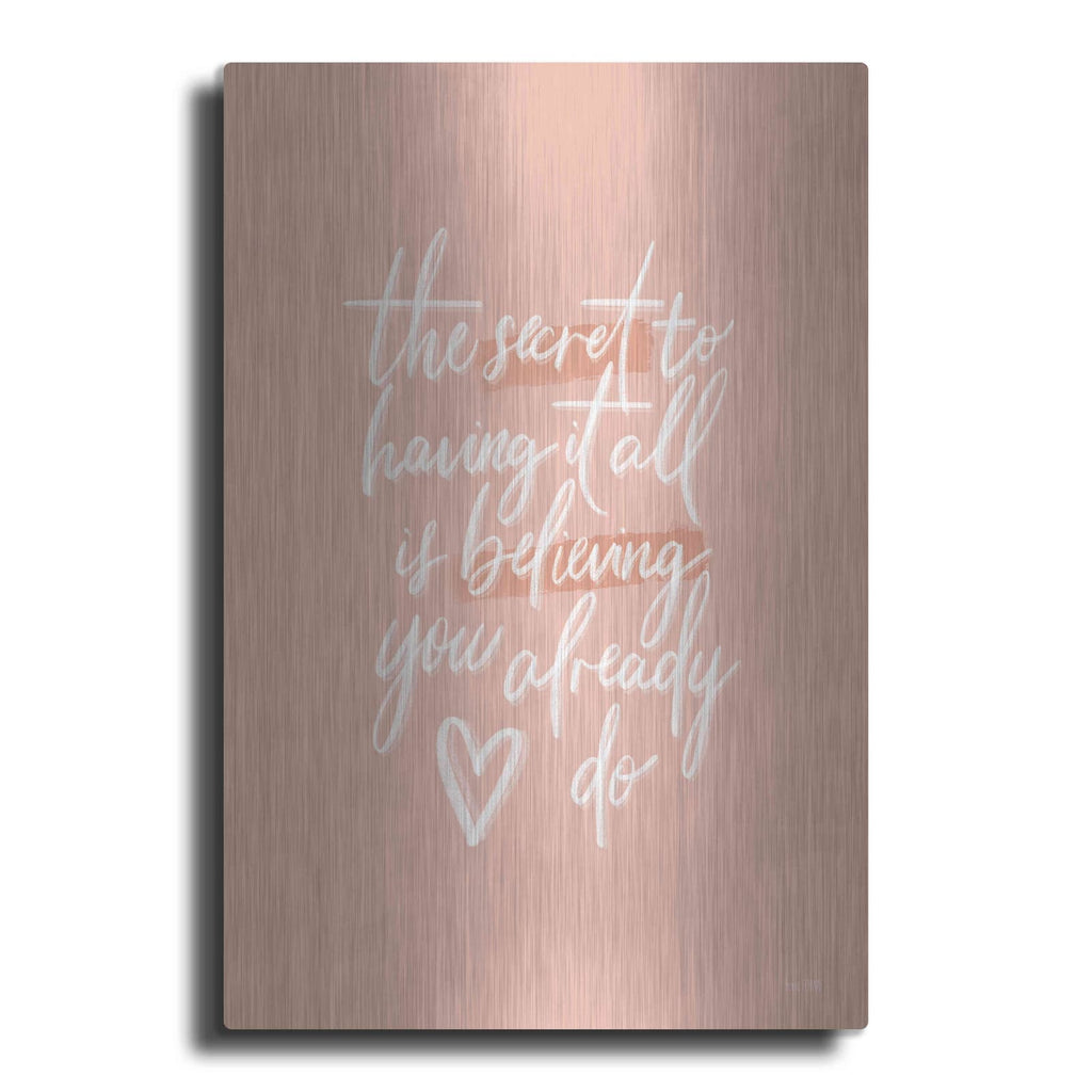 'The Secret' by House Fenway – Metal Wall Art