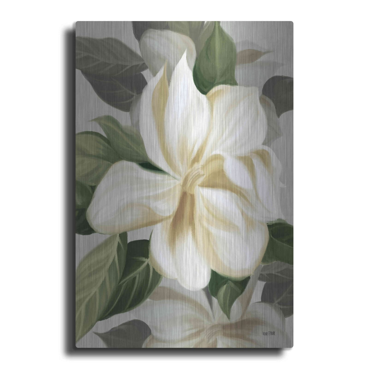 'Magnolia Blossoms II' by House Fenway – Metal Wall Art