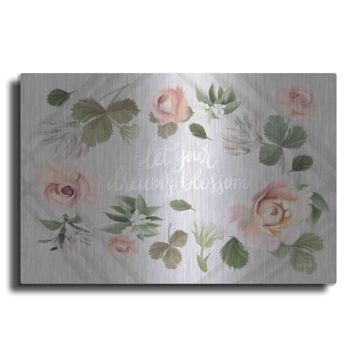 'Let Your Dreams Blossom' by House Fenway – Metal Wall Art