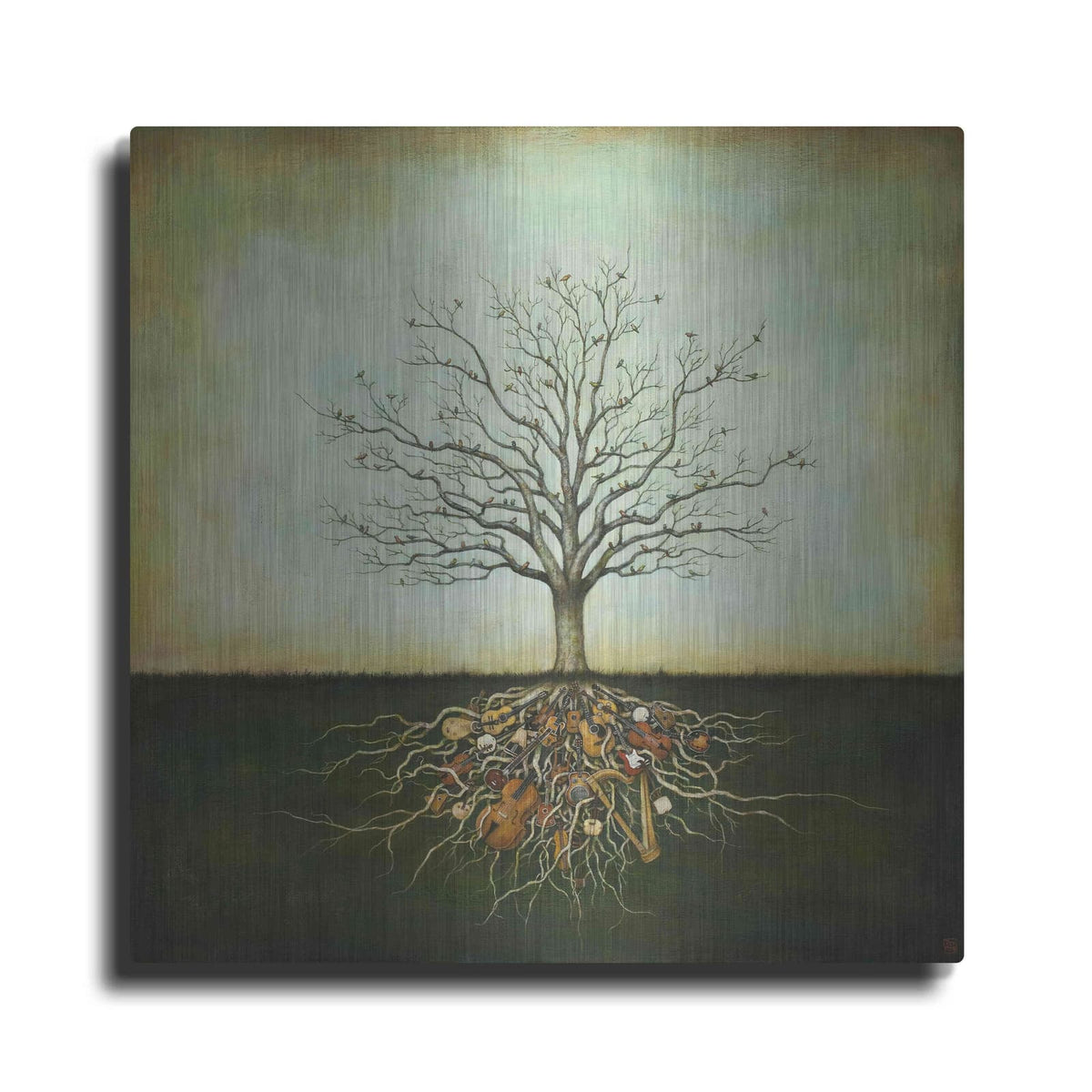 'Strung Together' by Duy Huynh – Metal Wall Art