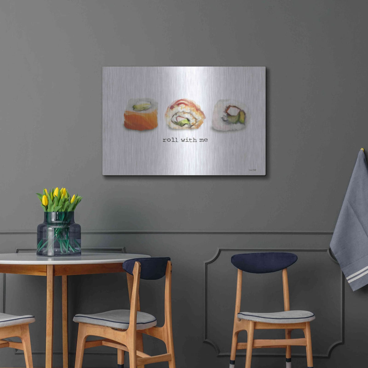 'Roll With Me' by House Fenway – Metal Wall Art, 36x24 room view