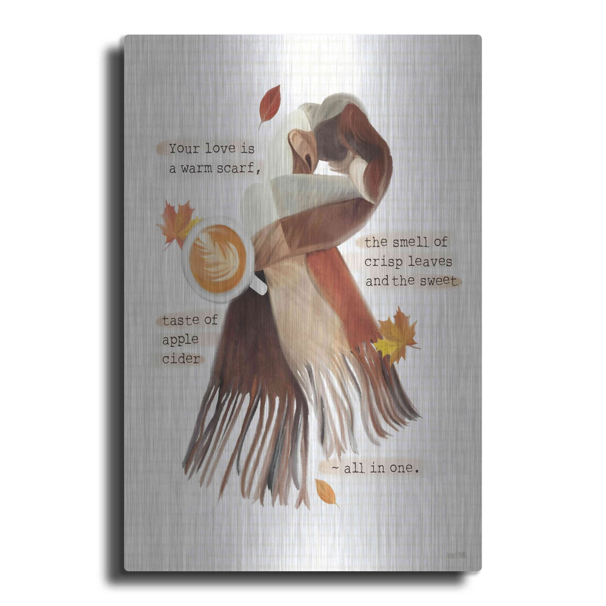 'Autumn Love' by House Fenway – Metal Wall Art