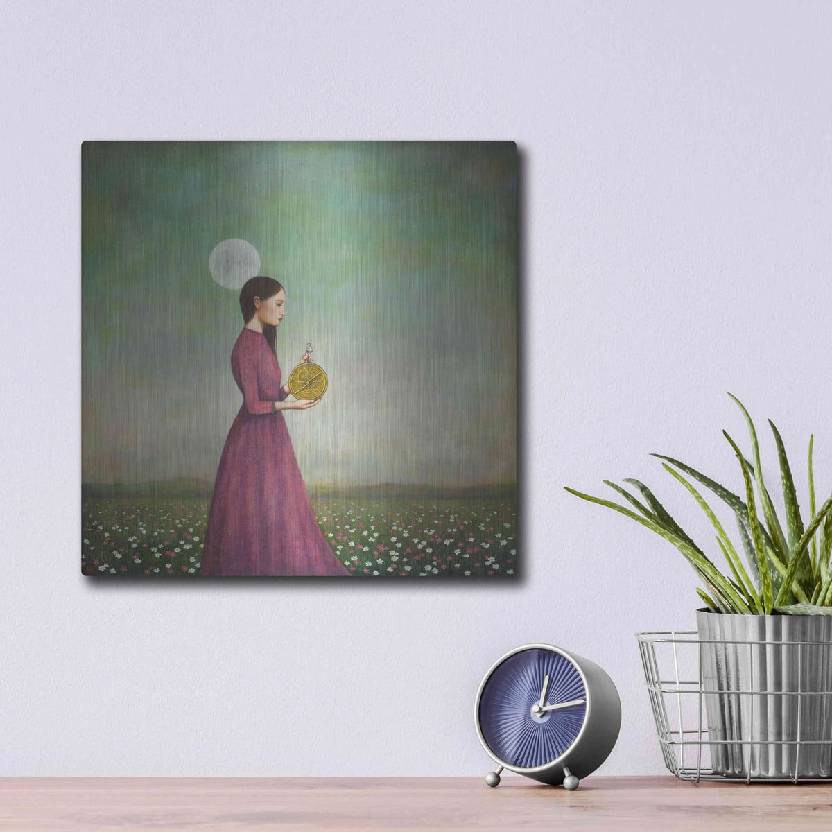 'Counting on the Cosmos' by Duy Huynh – Metal Wall Art, 12x12 room view