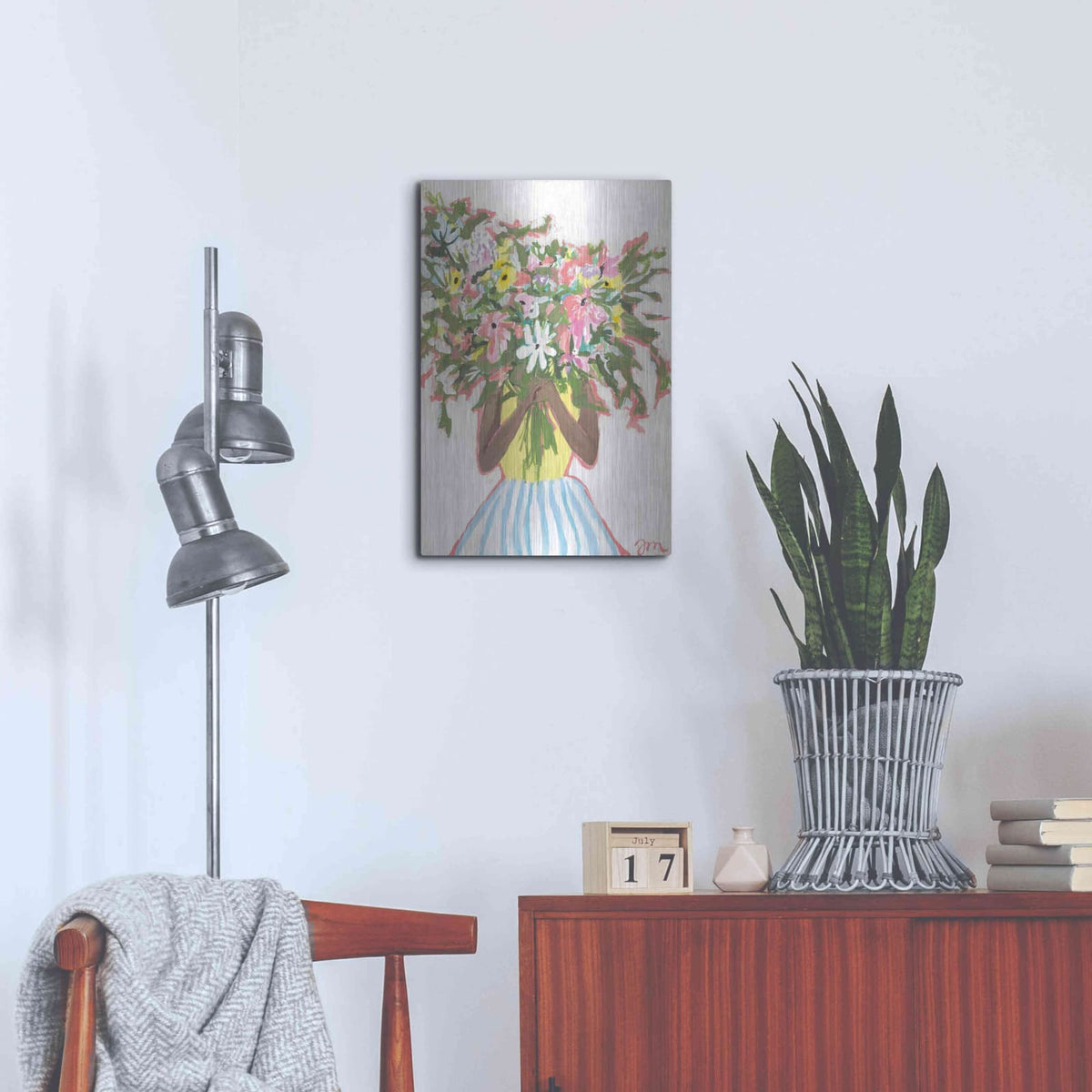'Aromatherapy' by Jessica Mingo – Metal Wall Art, 16x24 room view