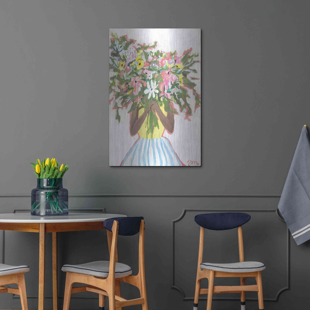 'Aromatherapy' by Jessica Mingo – Metal Wall Art, 24x36 room view