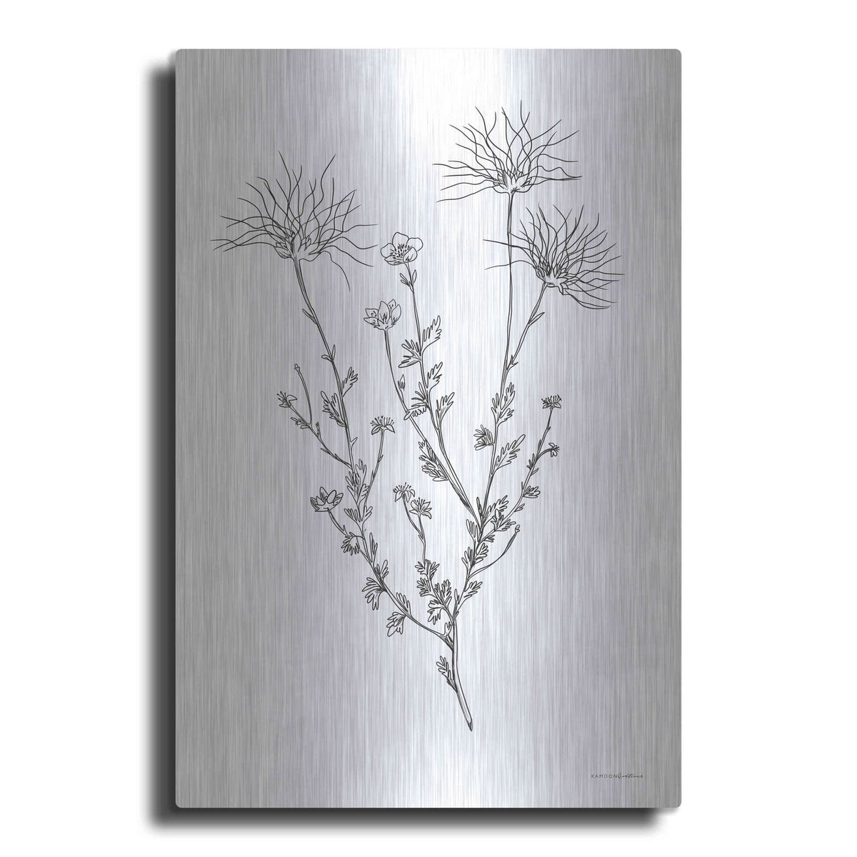'Soft Whisper' by Kamdon Kreations – Metal Wall Art