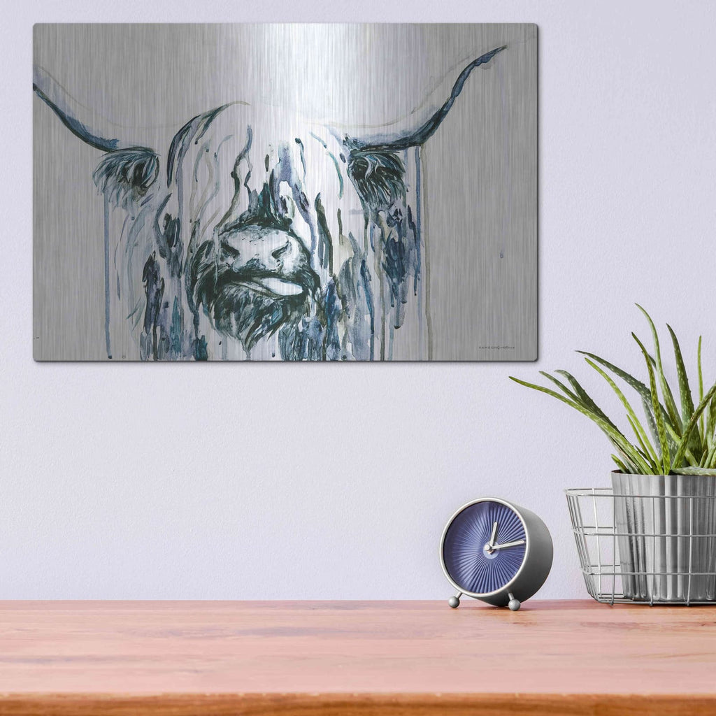 'Rain Drops Keep Falling' by Kamdon Kreations – Metal Wall Art, 16x12 room view