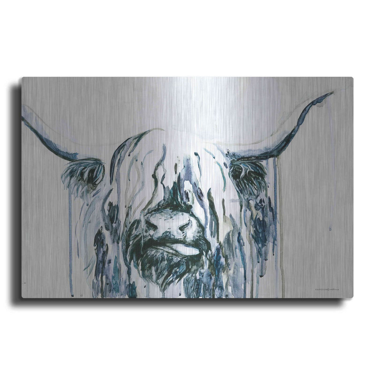 'Rain Drops Keep Falling' by Kamdon Kreations – Metal Wall Art