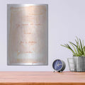 'Come Lay With Me' by Kamdon Kreations – Metal Wall Art, 12x16 room view