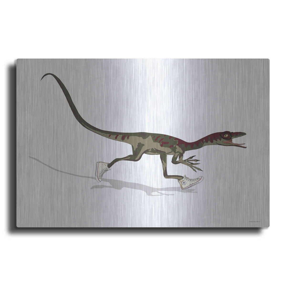'Dino Dunk' by Kamdon Kreations – Metal Wall Art