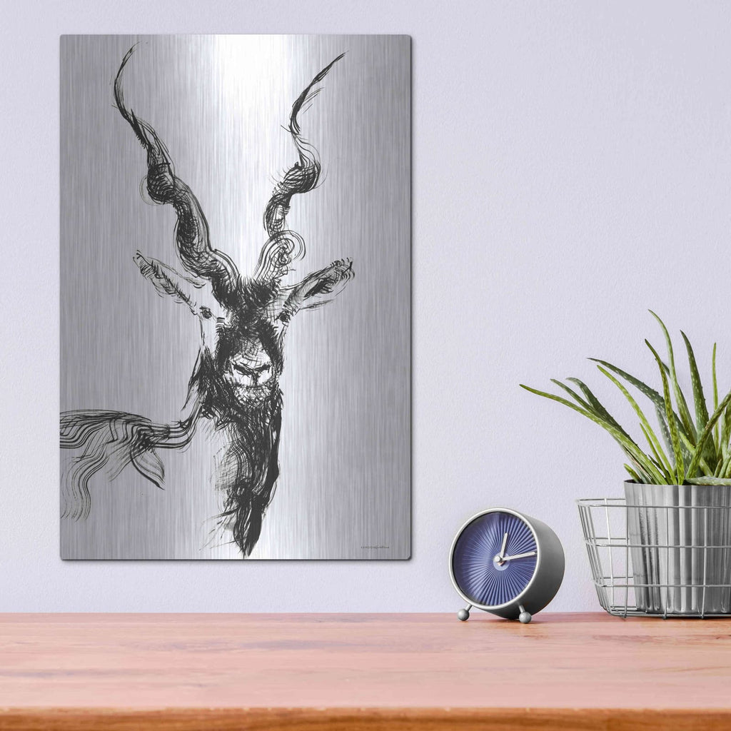 'Erratic Strength' by Kamdon Kreations – Metal Wall Art, 12x16 room view