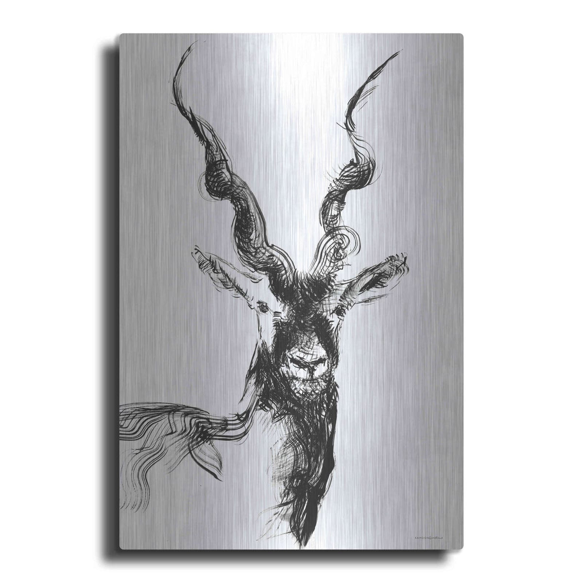 'Erratic Strength' by Kamdon Kreations – Metal Wall Art