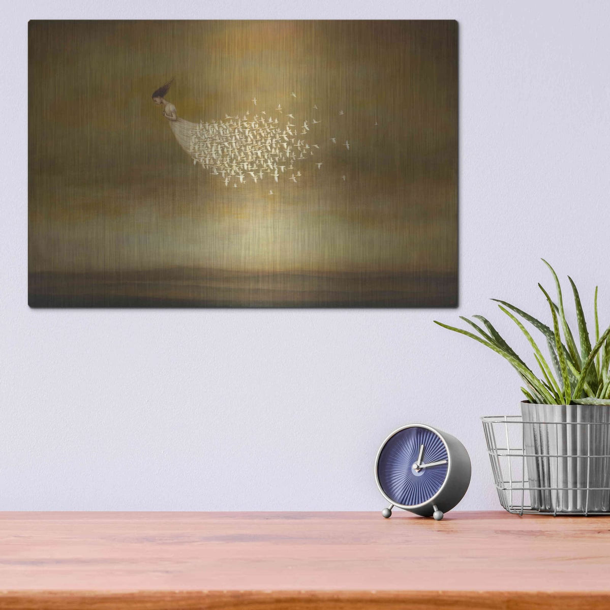 'Freeform' by Duy Huynh – Metal Wall Art, 16x12 room view