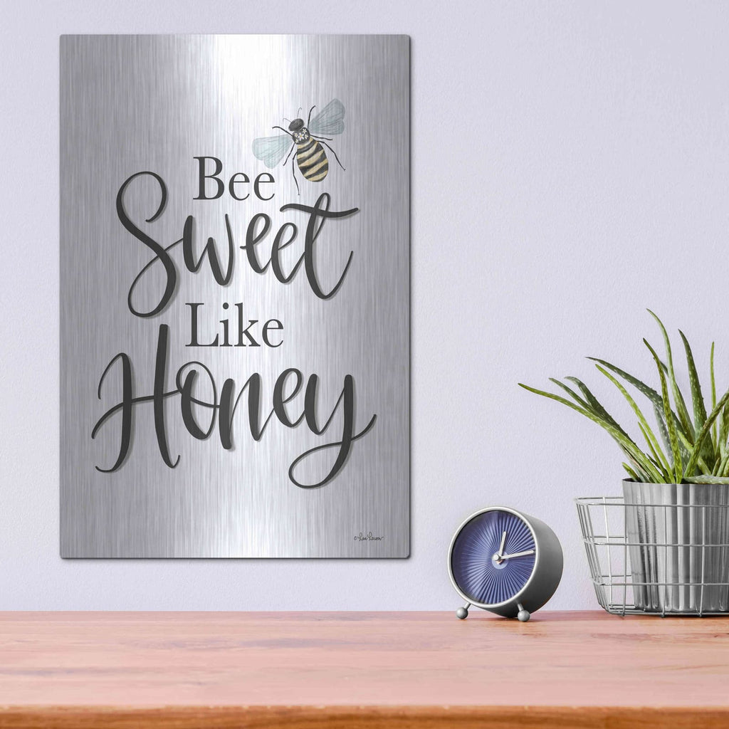 'Bee Sweet Like Honey' by Lisa Larson – Metal Wall Art, 12x16 room view