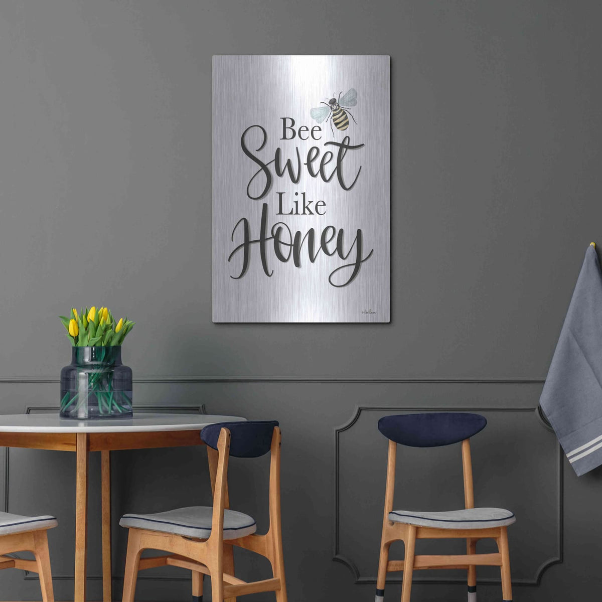'Bee Sweet Like Honey' by Lisa Larson – Metal Wall Art, 24x36 room view