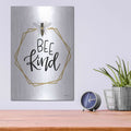 'Geo Bee Kind' by Lisa Larson – Metal Wall Art, 12x16 room view