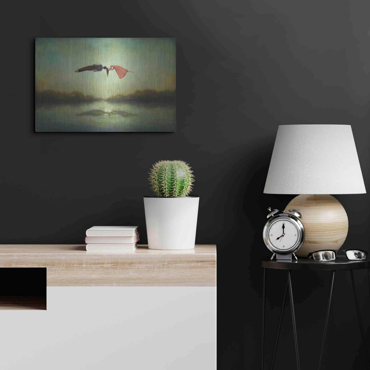 'Dreamers Meeting Place' by Duy Huynh – Metal Wall Art, 24x16 room view