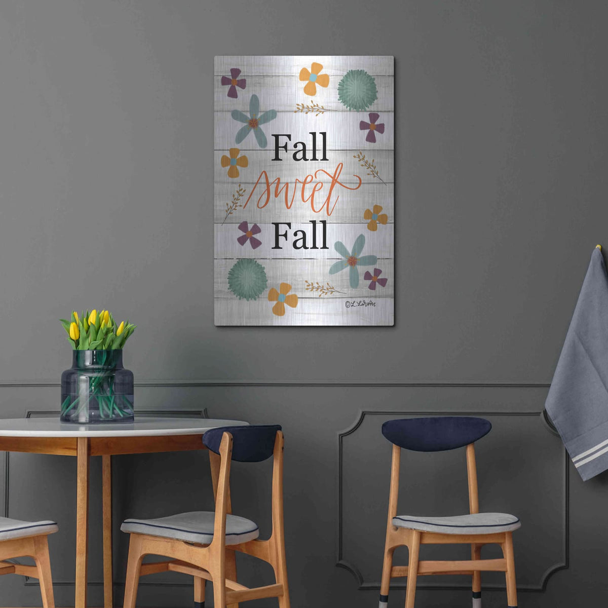 'Fall Sweet Fall' by Lisa Larson – Metal Wall Art, 24x36 room view