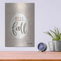 'Hello Fall' by Lisa Larson – Metal Wall Art, 12x16 room view