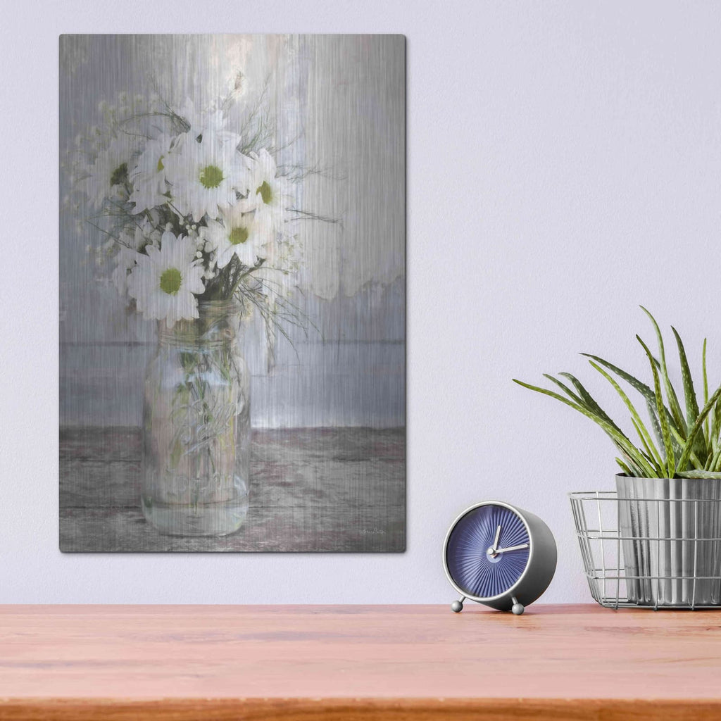 'Farmhouse Floral I' by Lori Deiter – Metal Wall Art, 12x16 room view