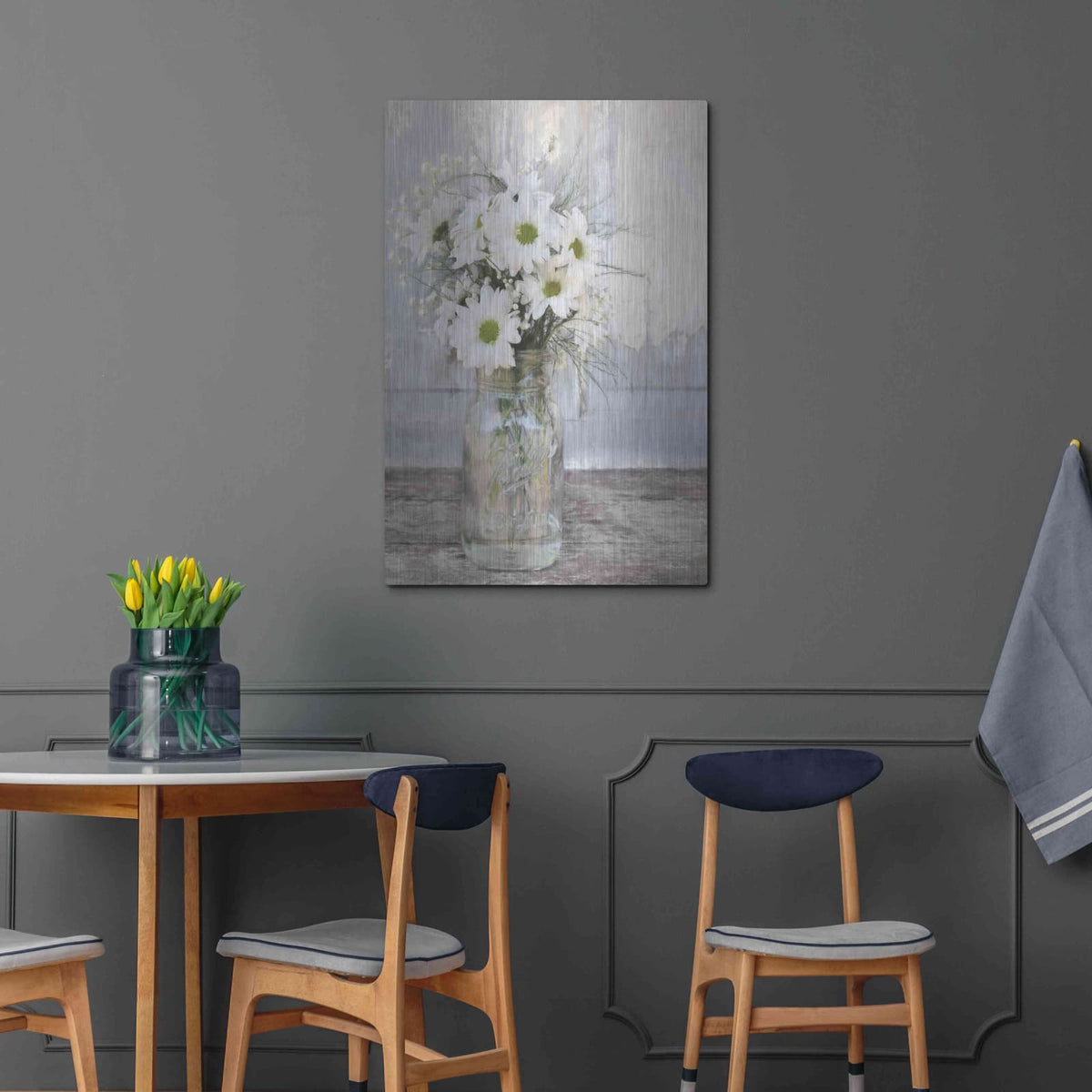 'Farmhouse Floral I' by Lori Deiter – Metal Wall Art, 24x36 room view