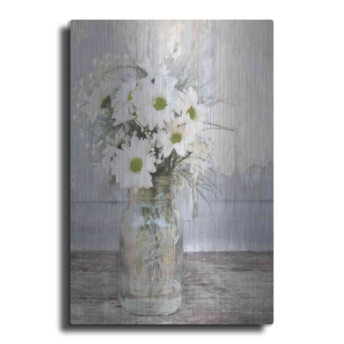 'Farmhouse Floral I' by Lori Deiter – Metal Wall Art