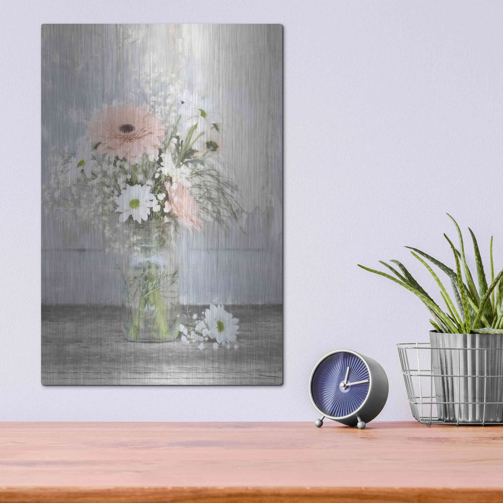 'Farmhouse Floral III' by Lori Deiter – Metal Wall Art, 12x16 room view