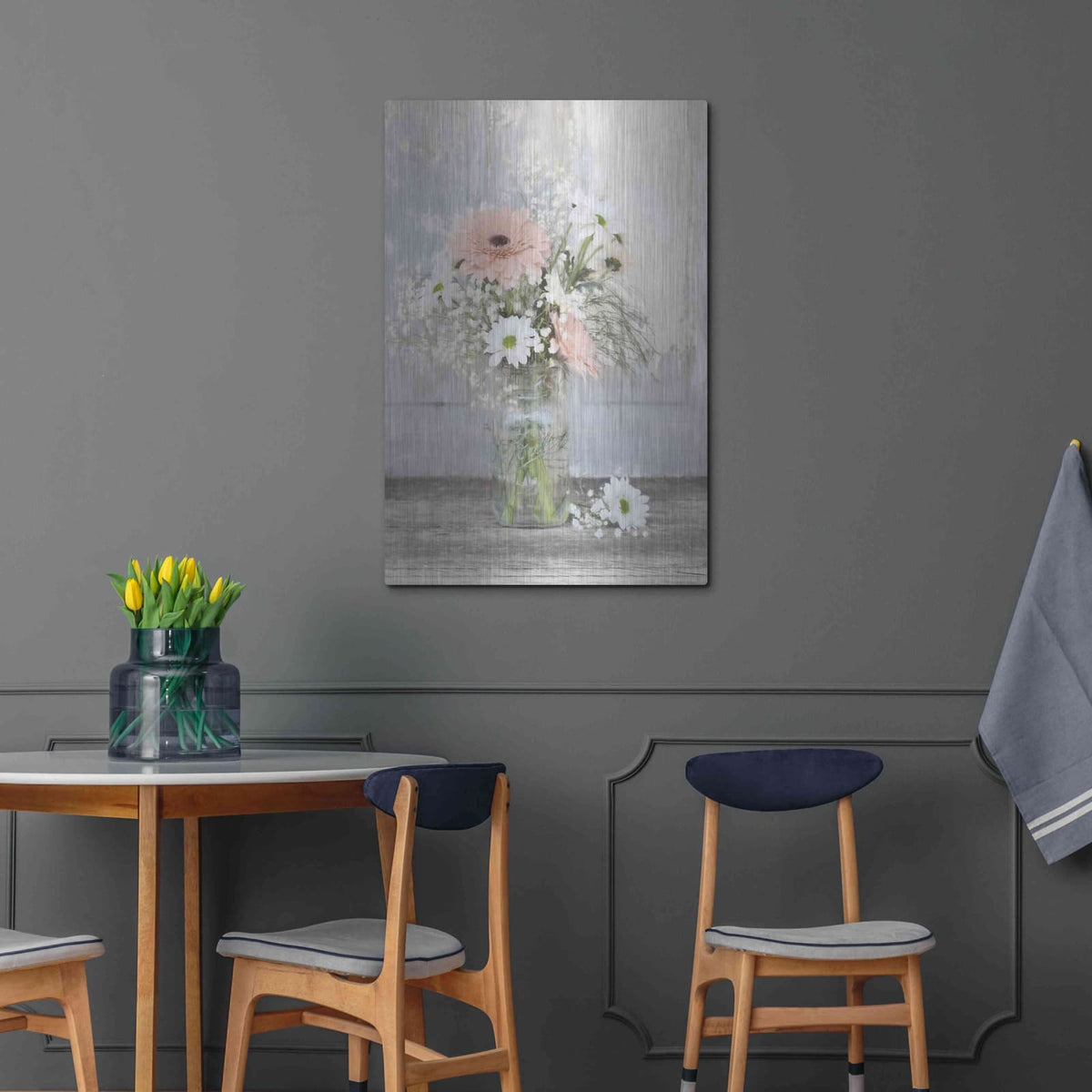 'Farmhouse Floral III' by Lori Deiter – Metal Wall Art, 24x36 room view
