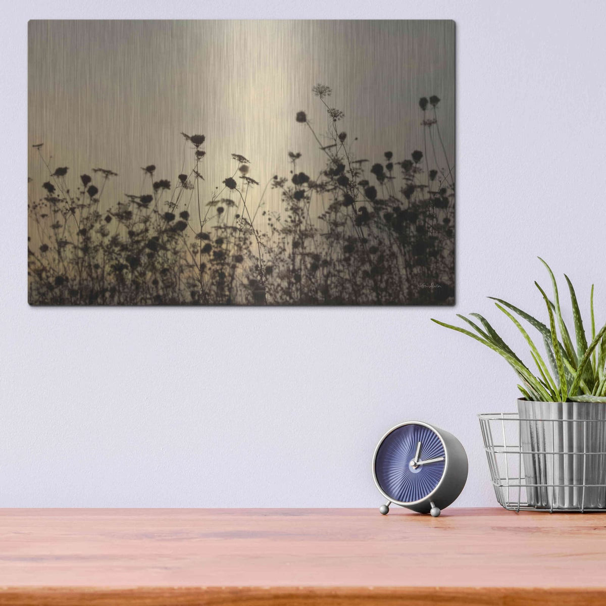 'Sunset Lace' by Lori Deiter – Metal Wall Art, 16x12 room view