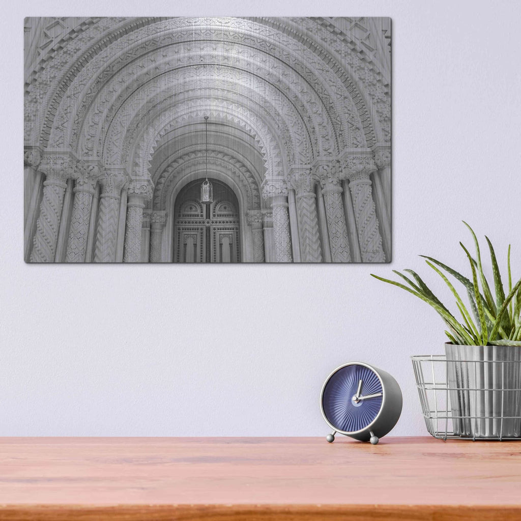 'Masonic Entrance' by Lori Deiter – Metal Wall Art, 16x12 room view