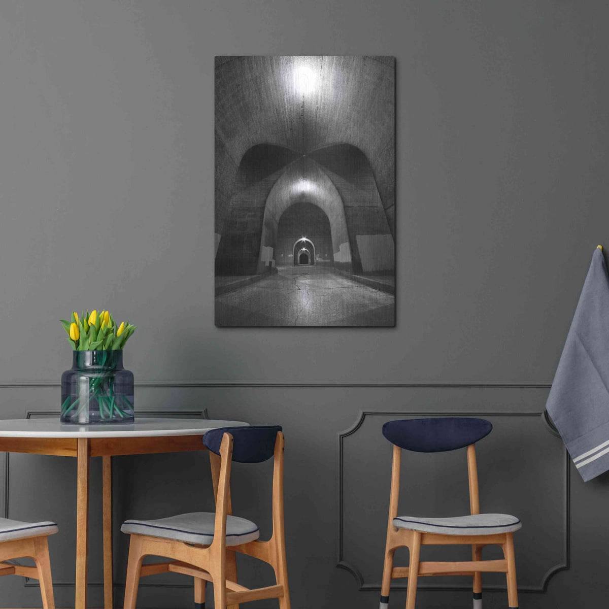 'Beneath The State Street Bridge' by Lori Deiter – Metal Wall Art, 24x36 room view