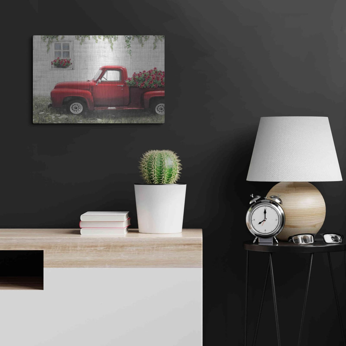 'Cottage Flower Delivery' by Lori Deiter – Metal Wall Art, 24x16 room view