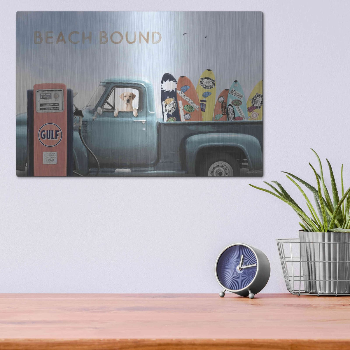 'Beach Bound' by Lori Deiter – Metal Wall Art, 16x12 room view