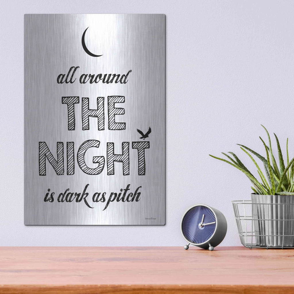 'All Around The Night II' by Lettered & Lined – Metal Wall Art, 12x16 room view