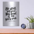 'Be Still my Soul' by Lux + Me – Metal Wall Art, 12x16 room view