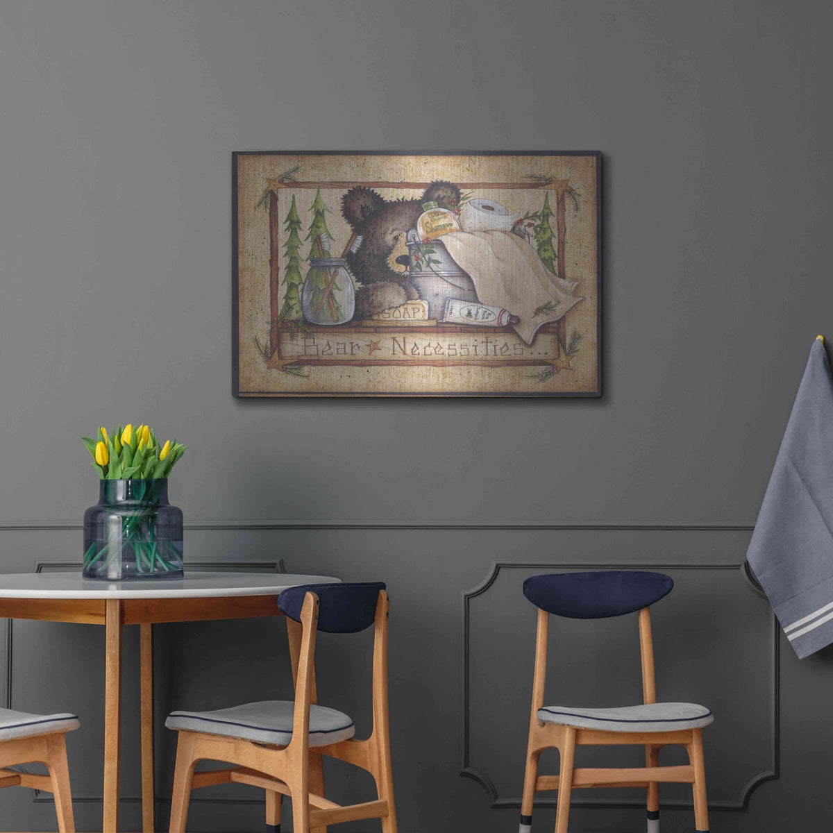 'Bear Necessities' by Mary Ann June – Metal Wall Art, 36x24 room view