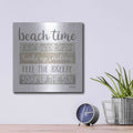 'Beach Time' by Marla Rae – Metal Wall Art, 12x12 room view