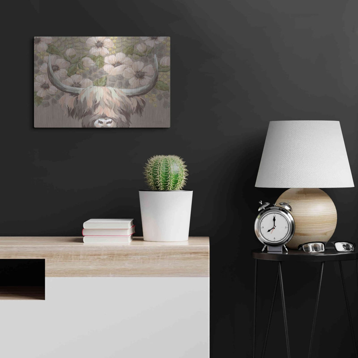 'The Highland Highness' by Michele Norman – Metal Wall Art, 24x16 room view