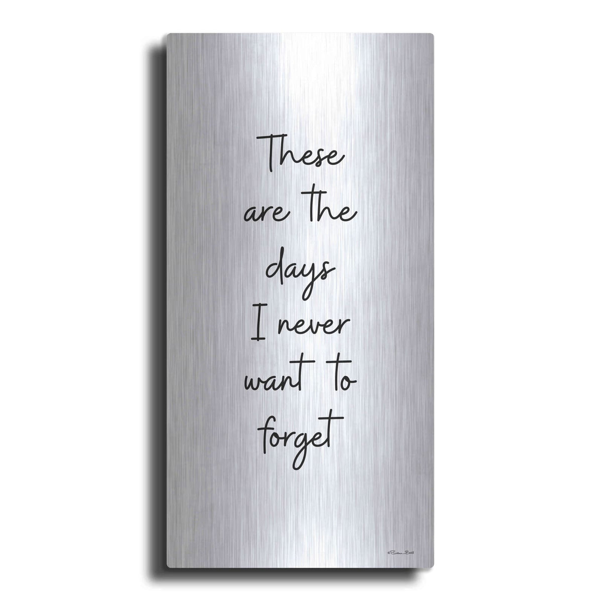 'These Are the Days' by Susan Ball – Metal Wall Art