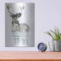 'Elk Impression 1' by Stellar Design Studio – Metal Wall Art, 12x16 room view