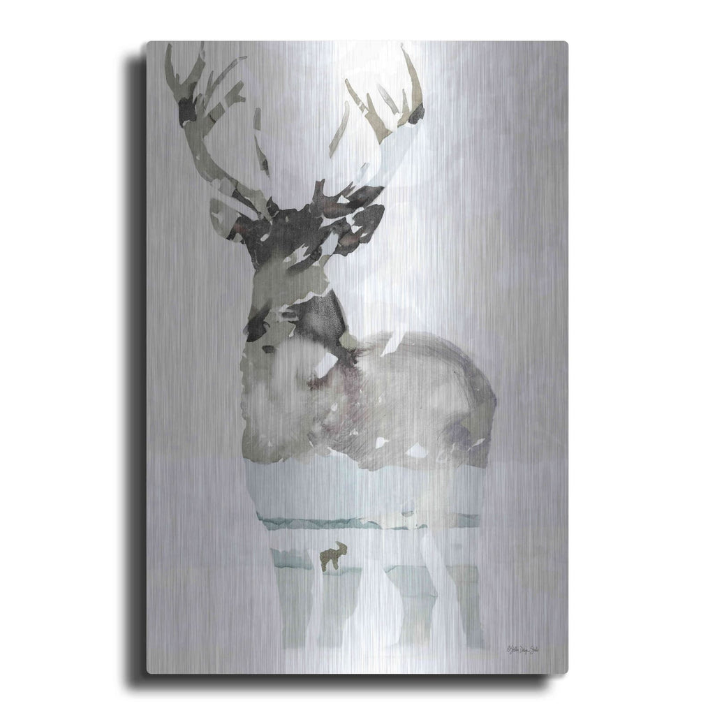 'Elk Impression 1' by Stellar Design Studio – Metal Wall Art