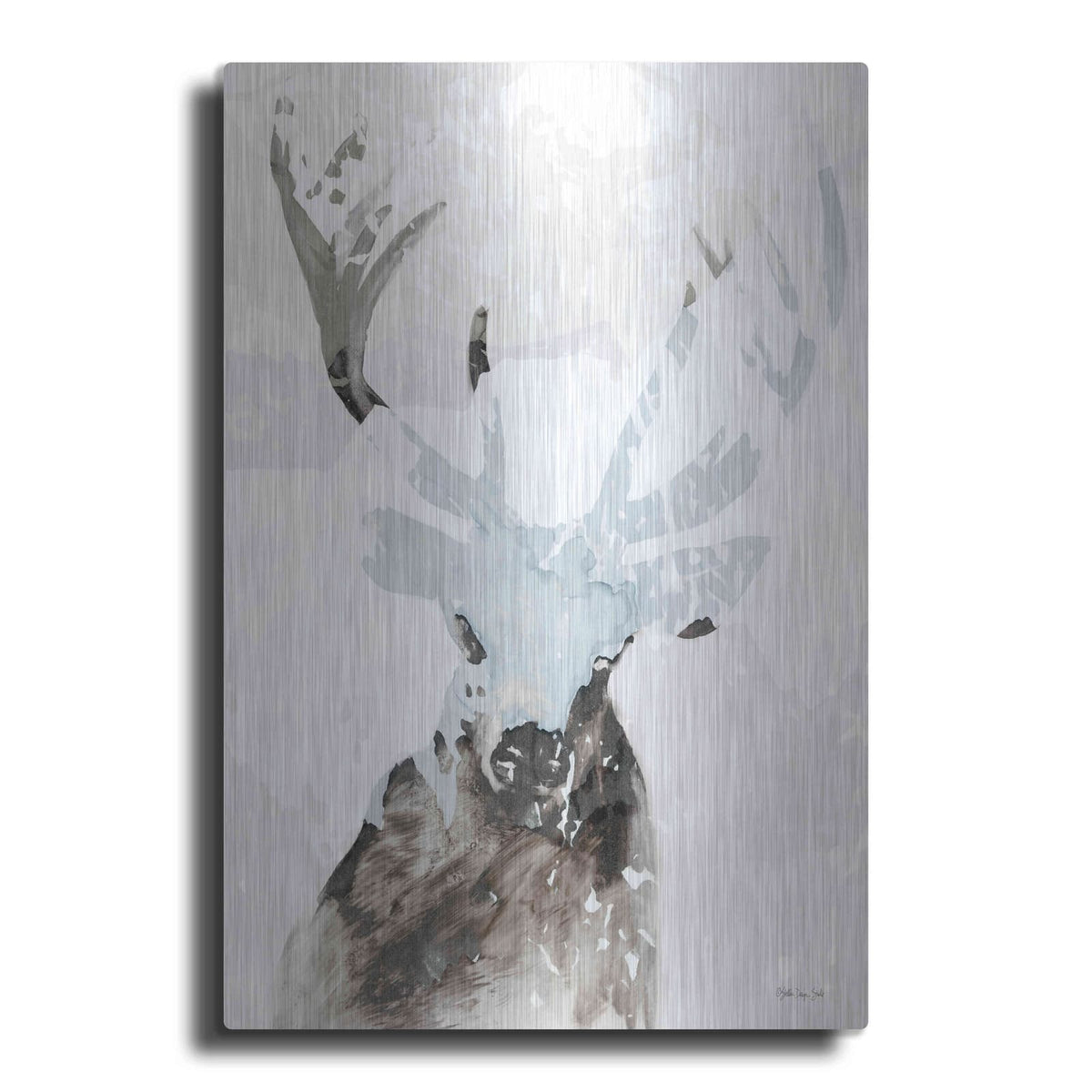 'Elk Impression 2' by Stellar Design Studio – Metal Wall Art