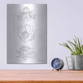 'Hand Drawn Flowers' by Seven Trees Design – Metal Wall Art, 12x16 room view